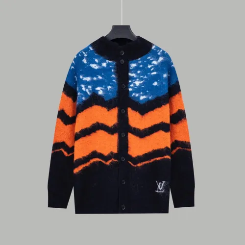 Louis Vuitton Men Womens Sweater Knitwear Luxury Brand Mens Knit Cardigan LV SKI Chunky Wool Cardigan 1AFAN5 Top Quality   