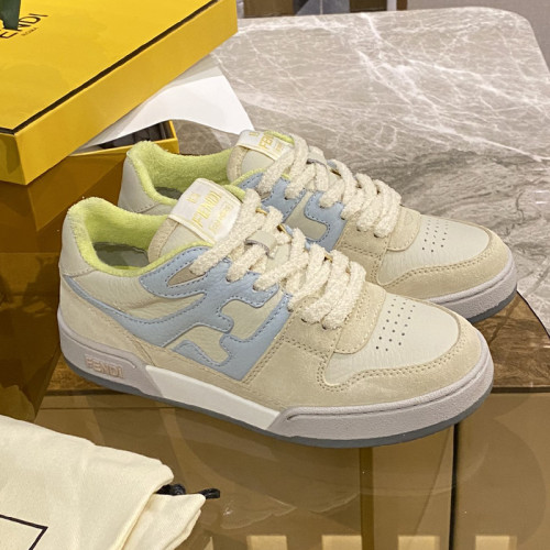Fendi Mens Shoes Fashion Sneakers Luxury Brand Casual Fendi Trainer Sneakers Match Basse Shoes for Men with Original Box
