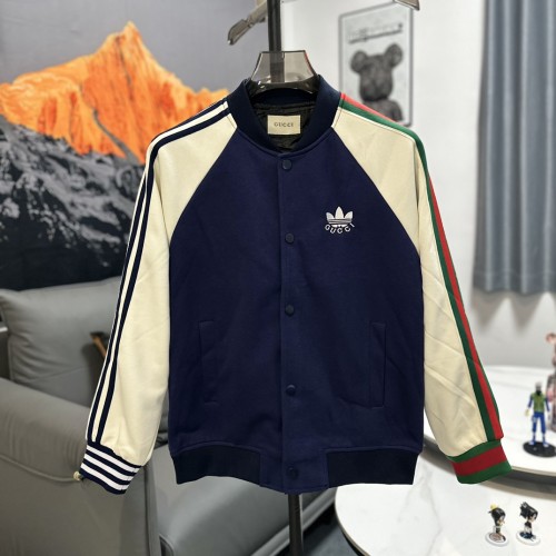 Gucci x Adidas Men Womens Jackets Coat Luxury Brand Mens Denim Jacket Top Quality   