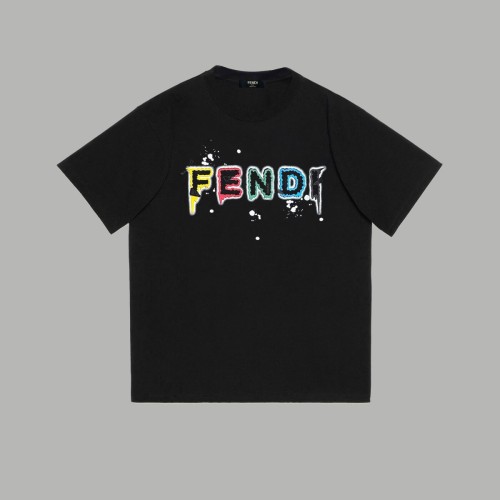 Fendi Luxury Brand Women Mens Short Sleeve T-Shirt   