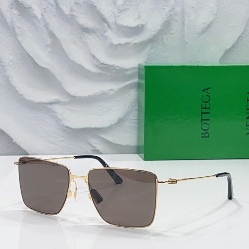 Bottega Veneta Sunglasses Luxury Brand Men Womens Sunglasses Ultrathin Metal Rectangular Sunglasses with Original Box  BV1267S