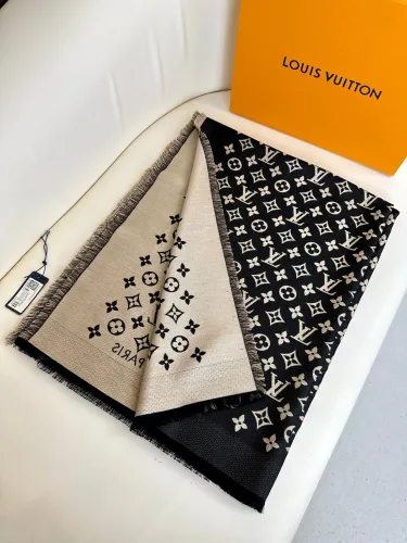 Louis Vuitton Scarves Men Womens Fashion Scarf with Original Box   