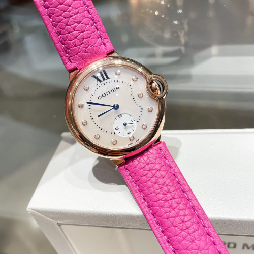 Cartier Womens Watch Luxury Brand Design Fashion Type with Original Box