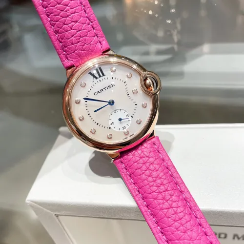 Cartier Womens Watch Luxury Brand Design Fashion Type with Original Box