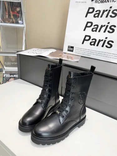 Louis Vuitton Women Shoes Boots Luxury Brand ANKLE BOOT TERRITORY FLAT RANGER with Original Box 1A94QK