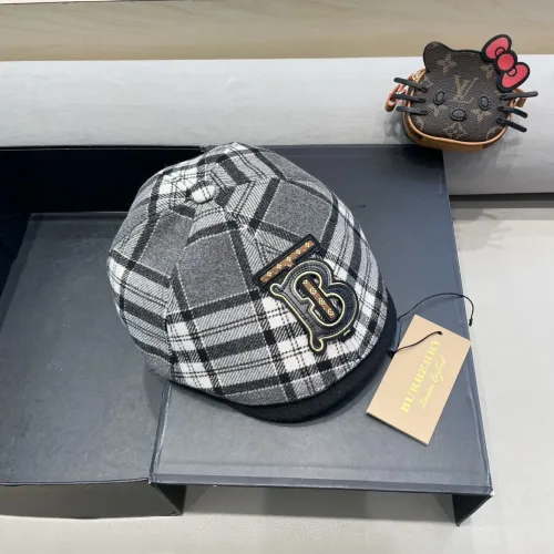 Burberry Womens Cap Beret Hat Luxury Brand with Original Box  