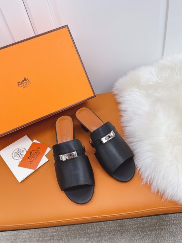 Hermes Womens Shoes Extra Slippers Casual Fashion Slipper Luxury Brand with Original Box  