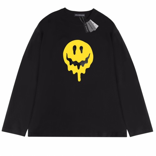 Balenciaga Luxury Brand Women Mens Long Sleeve T-Shirt   
