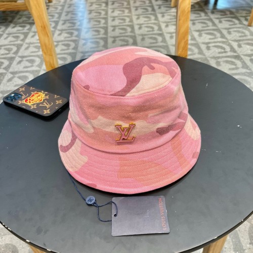 Louis Vuitton Womens Mens Cap Bucket Hat Luxury Brand with Original Box  