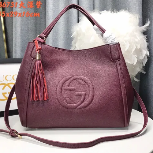 Gucci Womens Bags Shoulder Handbag Luxury Brand Gucci Double G Logo 408825 SOHO Handbags  
