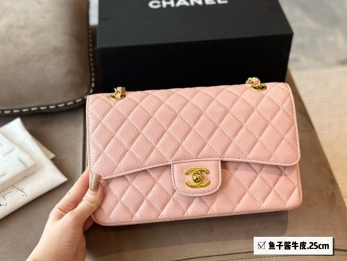 Chanel Womens Bags Crossbody Bag Classic CF Luxury Brand with Original Box  