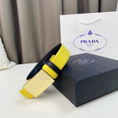 Prada Mens Belt Luxury Brand Fashion Men Belts with Original Box