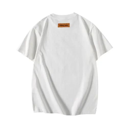 Louis Vuitton Luxury Brand Men Womens Short Sleeve T-Shirt Embroidered Signature Cotton T-Shirt 1AFV76   