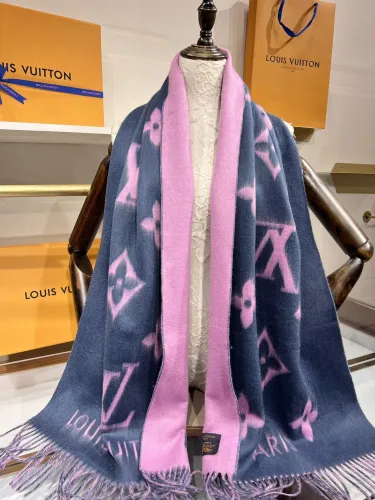 Louis Vuitton Scarves Men Womens Fashion Scarf with Original Box   