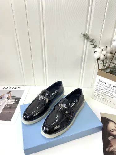 Prada Womens Shoes Casual Luxury Brand Fashion Loafers for Women with Original Box Whatsapp 