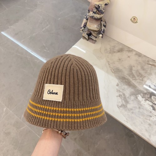 Celine Womens Hats Luxury Brand Design Celine Knit Bucket Hat with Original Box  
