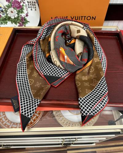 Louis Vuitton Scarves Womens Fashion Scarf with Original Box   