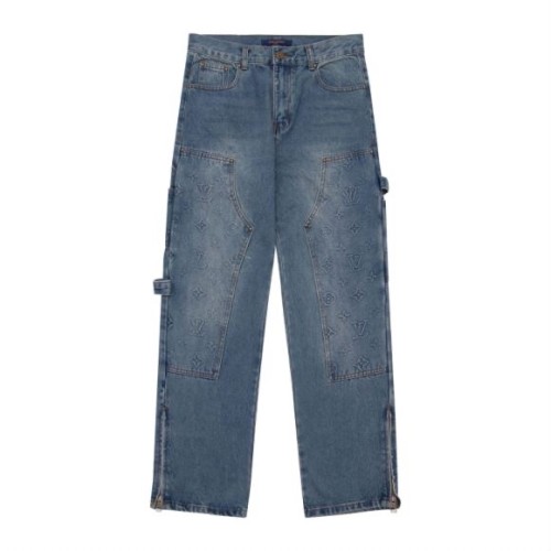 Louis Vuitton Luxury Brand Women Mens Pant Jeans   