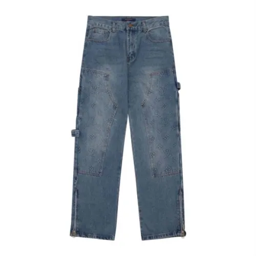 Louis Vuitton Luxury Brand Women Mens Pant Jeans   