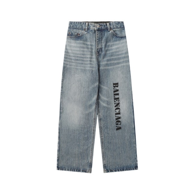 Balenciaga Luxury Brand Women Mens Pant Jeans with Original Box   