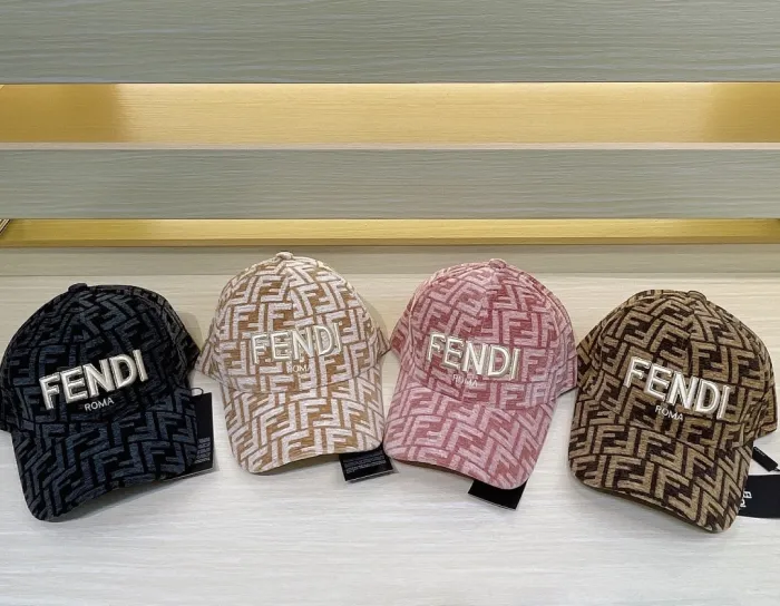 Fendi Men Womens Hat Luxury Brand Design Fendi Baseball Cap with Original Box  