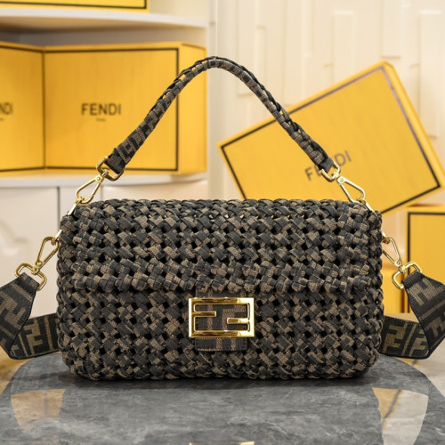 Fendi Womens Bag Shoulder Bags Luxury Brand Baguette bag Stamp Fashion Bags for Women with Original Box  
