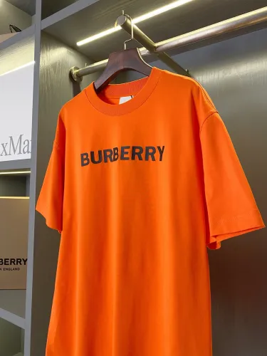 Burberry Luxury Brand Women Mens Short Sleeve T-Shirt Logo Cotton T-shirt   