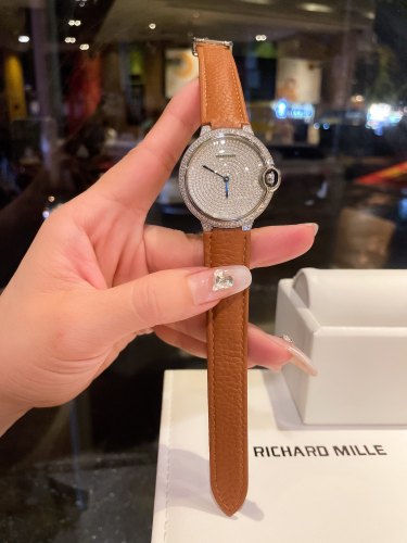 Cartier Womens Watch Luxury Brand Design Fashion Type with Original Box