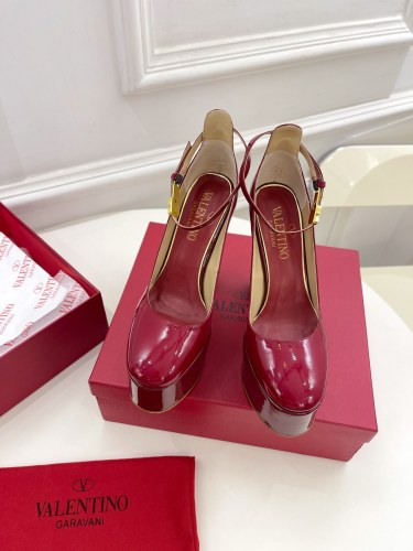 Valentino Garavani Women Fashion Shoes Pumps Luxury Brand Vlogo Signature Calfskin with Original Box 15cm Heel Whatsapp 