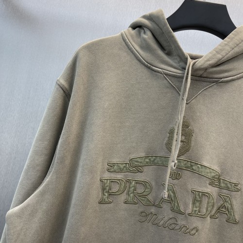 Prada Women Mens Sweatshirt Luxury Brand Mens Hoodie