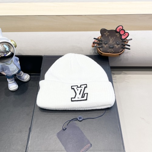 Louis Vuitton Womens Mens Cap Knit Hat Luxury Brand with Original Box  