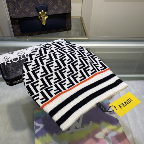 Fendi Men Womens Knit Hat Luxury Brand Design Fendi Cap with Original Box  