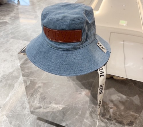 Loewe Men Womens Bucket Hat Luxury Brand Design Loewe Hats Fisherman hat in canvas with Original Box  
