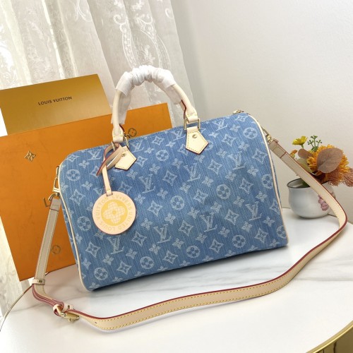 Louis Vuitton Womens Bags Luxury Brand Fashion Type Louis Vuitton SPEEDY BANDOULIÈRE 35 with Original Box  
