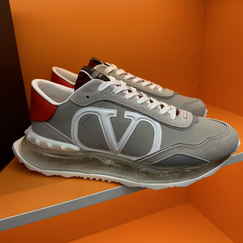 Valentino Garavani Mid-Top Calfskin VL7N Sneaker With Bands Mens Shoes Sneakers Luxury Brand with Original Box  