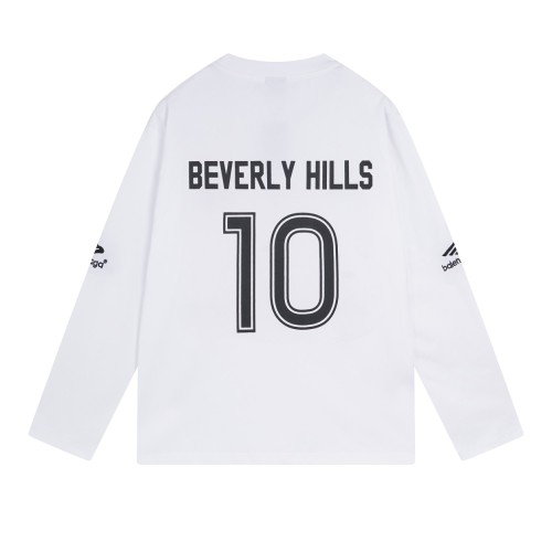 Balenciaga Luxury Brand Women Mens Long Sleeve T-Shirt   