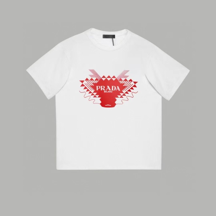 Prada Luxury Brand Men Womens Short Sleeve T-Shirt T shirts   