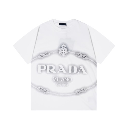 Prada Luxury Brand Men Womens Short Sleeve T-Shirt   