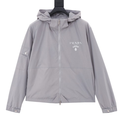 Prada Men Womens Coat Hoodie Jacket Luxury Brand Womens Jackets Top Quality   