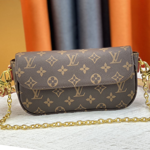 Louis Vuitton Womens Bags Messenger Shoulder Bags Luxury Brand Wallet On Chain Ivy with Original Box M81911