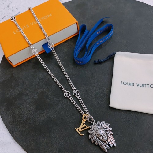 Louis Vuitton Luxury Men Womens Necklace