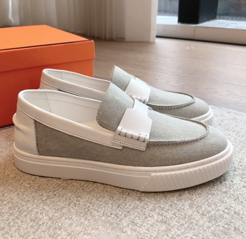 Hermes Mens Casual Shoes Fashion Loafers for Men Luxury Brand with Original Box Whatsapp 