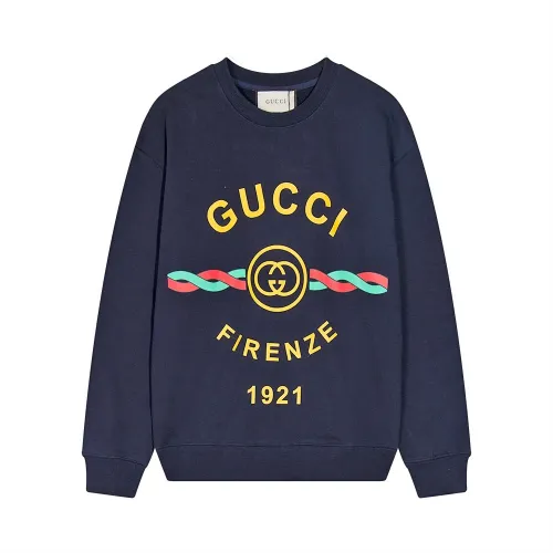 Gucci Womens Mens Long Sleeve T Shirts Sweatshirt Hoodies Luxury Brand Mens Sweatshirt Cotton 'Gucci Firenze 1921' sweatshirt