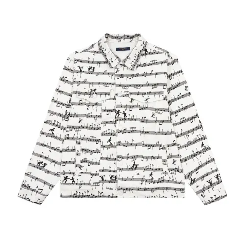 Louis Vuitton Men Womens Jackets Denim Coat Luxury Brand Mens Jackets Top Quality   