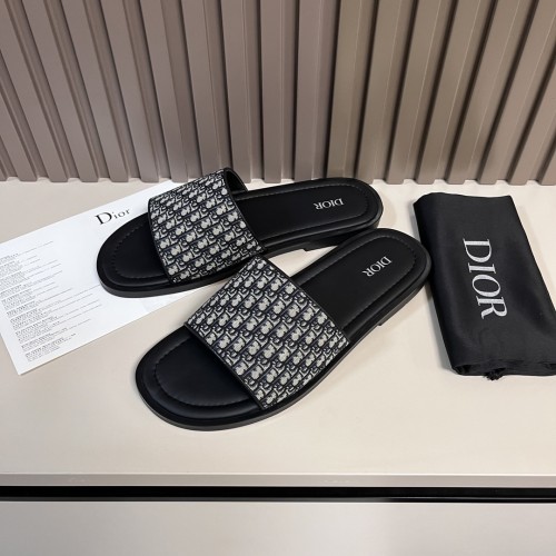 Dior Men Shoes Sandals Luxury Brand Fashion DIOR AQUA SANDAL Black Dior Oblique Jacquard with Original Box 3SA135ZSA_H969 Whatsapp 