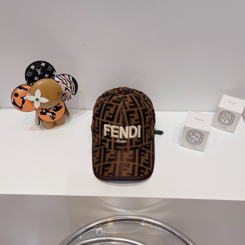 Fendi Men Womens Baseball Hat Luxury Brand Design Fendi Cap with Original Box  