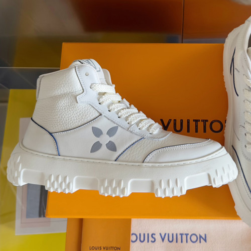 Louis Vuitton Mens Shoes Fashion Sneakers Design Luxury Brand LV Space Lander SNEAKER with Original Box  