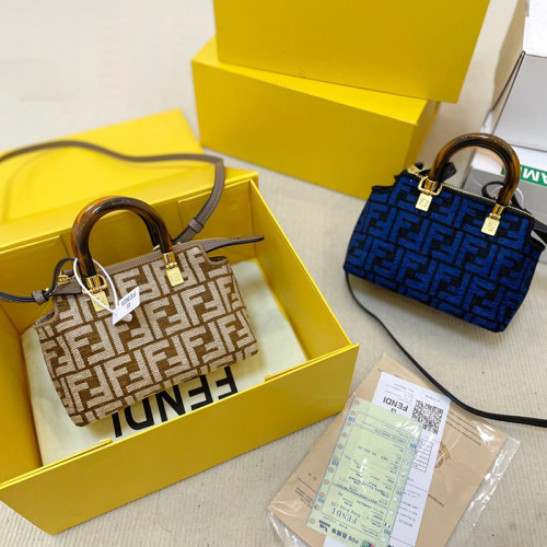 Fendi Womens Bags Shoulder Waist Bag Luxury Brand Fendi Mini By The Way Bag with Original Box