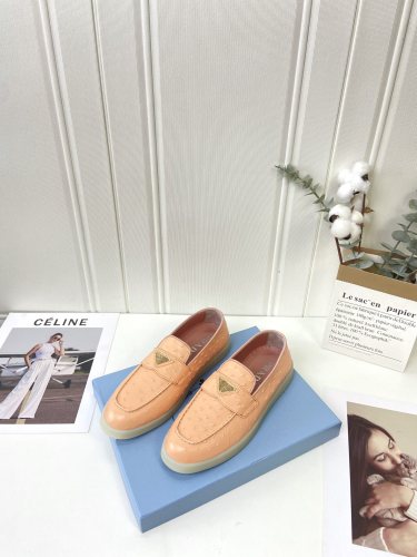 Prada Womens Shoes Casual Luxury Brand Fashion Loafers for Women with Original Box Whatsapp 