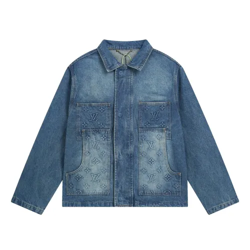 Louis Vuitton Men Womens Jackets Denim Coat Luxury Brand Mens Jackets Top Quality   